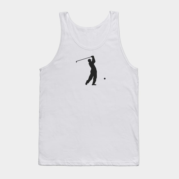 Golf Player Tank Top by Charm Clothing